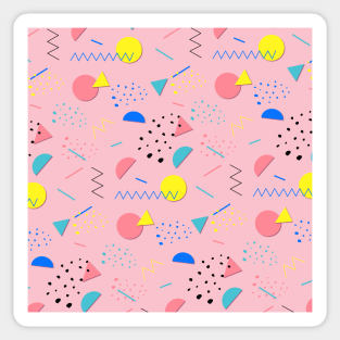 80's Memphis Style Pattern Sticker